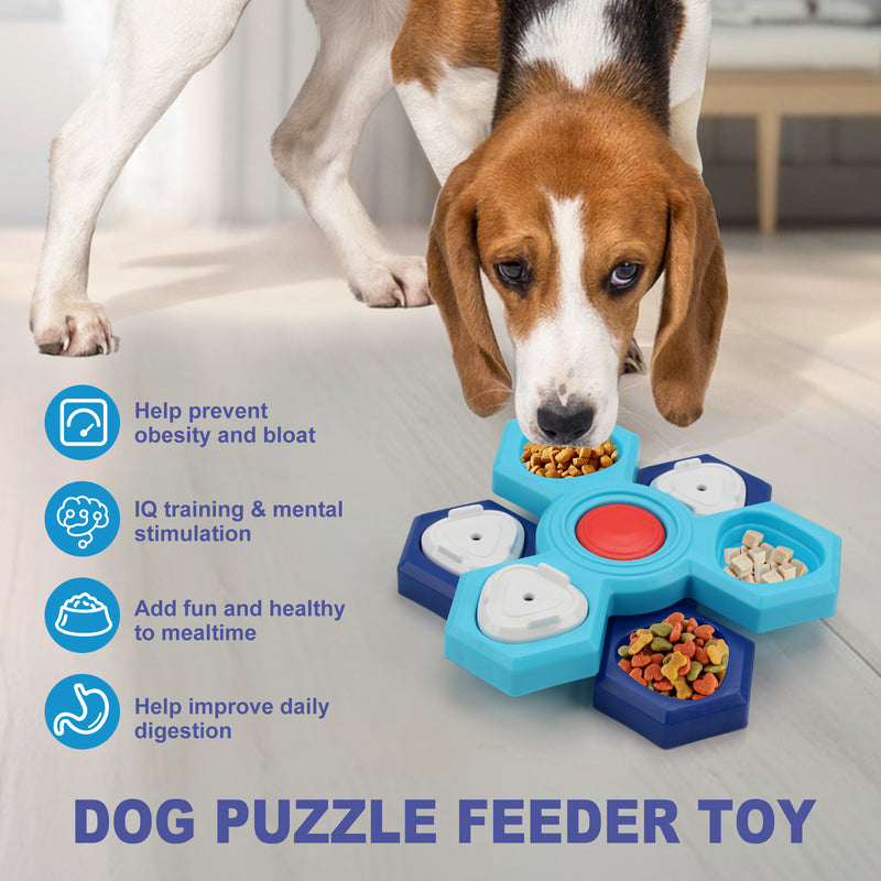 Pawmingo 4-Layer Slow Feeder Puzzle Bowl