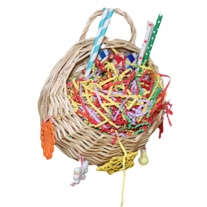 Basketball Puzzle & Chew Toy for Parrots