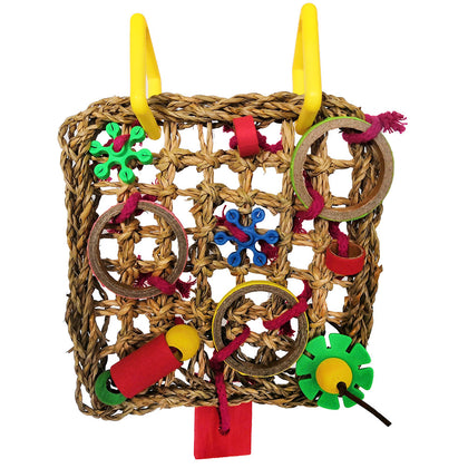 PawMingo Colour Block Parrot Chew Toy