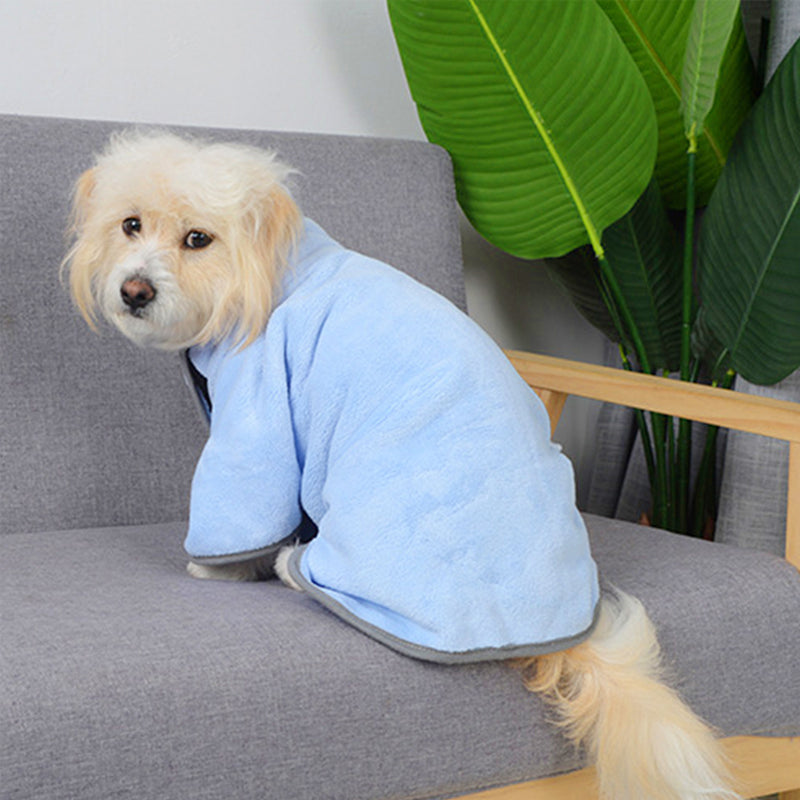 Quick-Dry Microfibre Pet Bathrobe