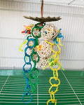 Palm Fibre Parrot Shredding Toy