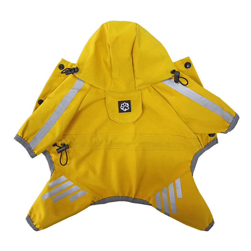 Four-Leg Waterproof Dog Raincoat