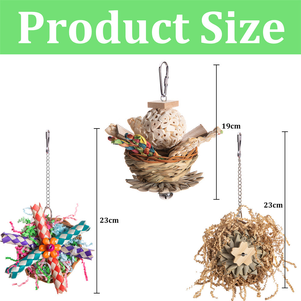 Parrot Chew & Beak Enrichment Toy