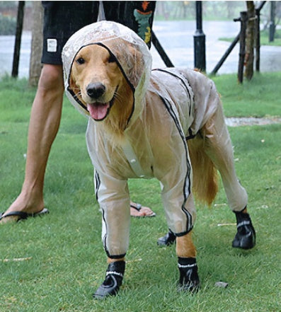 Waterproof Raincoat for Large Dogs