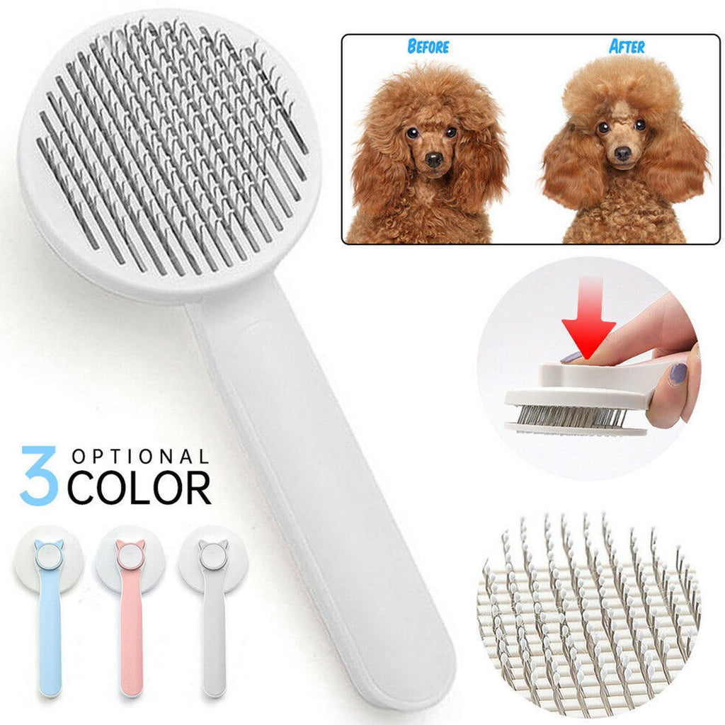 Self-Cleaning Grooming Brush
