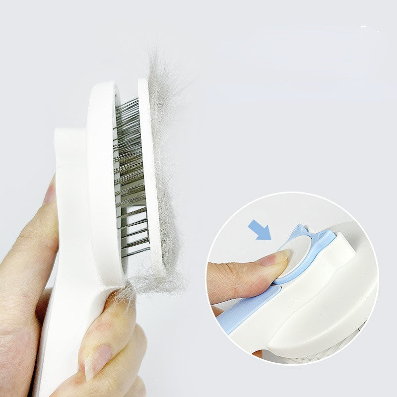Self-Cleaning Grooming Brush