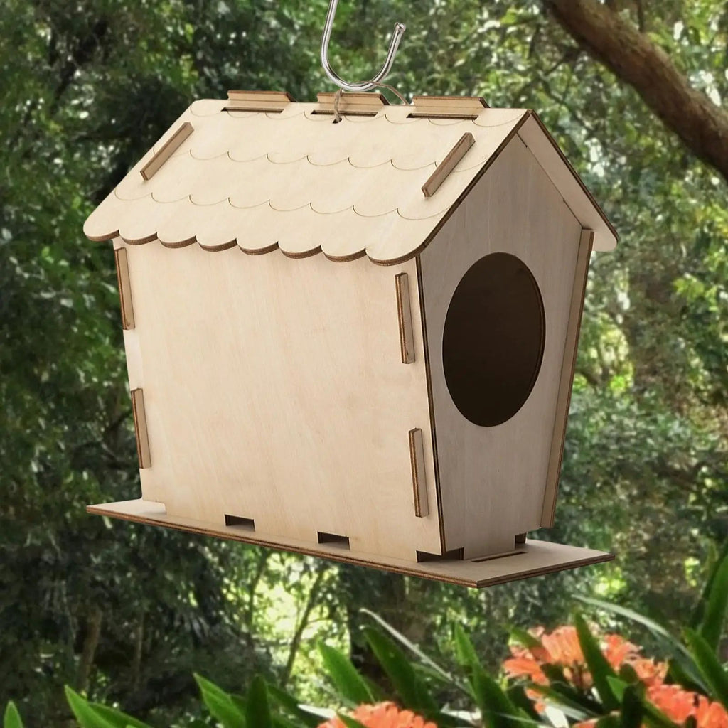 DIY Wooden Bird House & Nesting Box