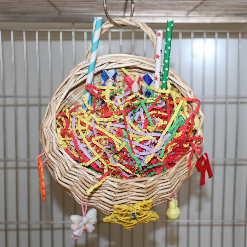 Basketball Puzzle & Chew Toy for Parrots