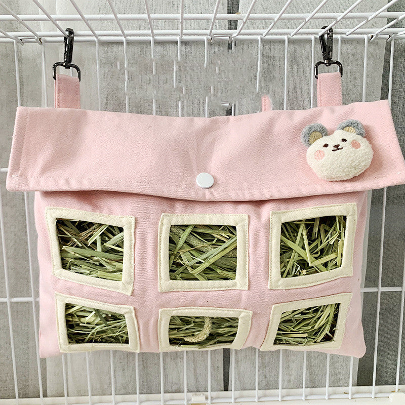 Large-Capacity Rabbit Hay Feeder Bag