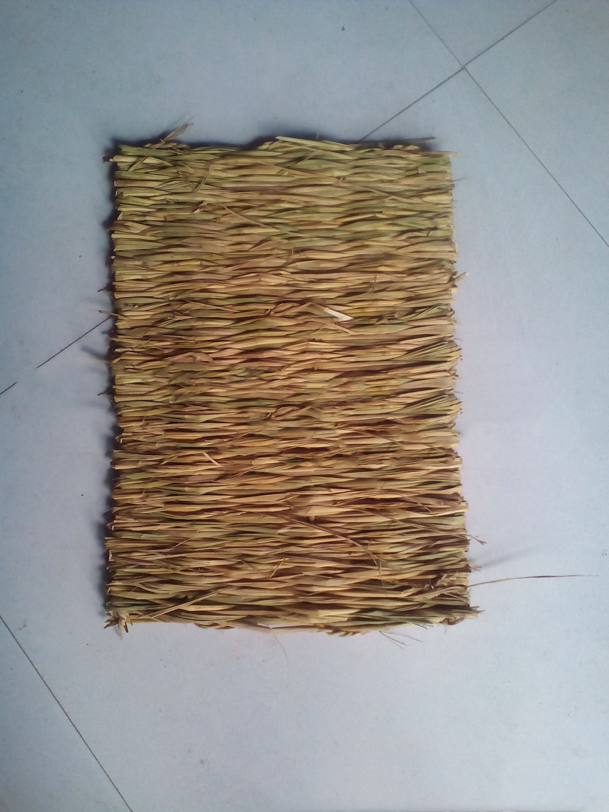 Natural Straw Chew Mat for Rabbits & Small Pets