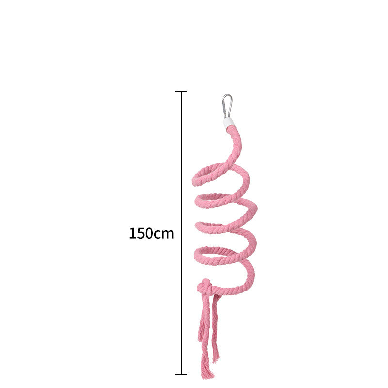 Bendable Gradient Rope Bird Perch