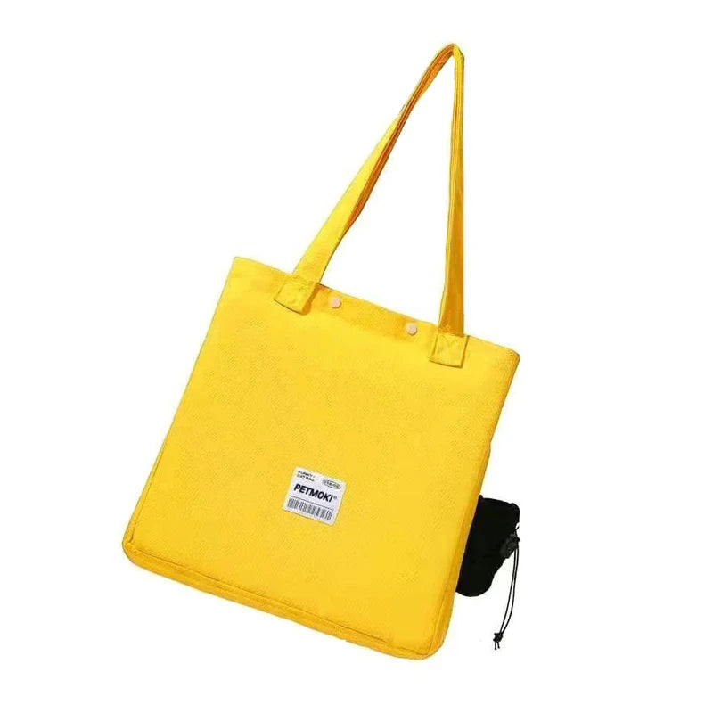 Breathable Canvas Pet Shoulder Carrier