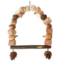 Pawmingo Natural Wooden Bird Perch