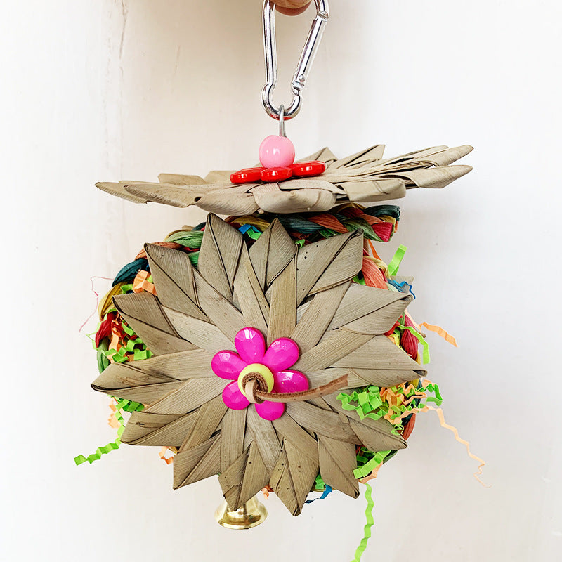 Palm Fibre Parrot Shredding Toy