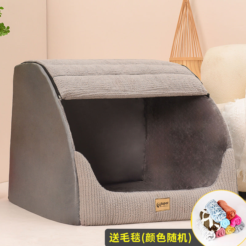 Pawmingo Removable-Cover Dog Bed