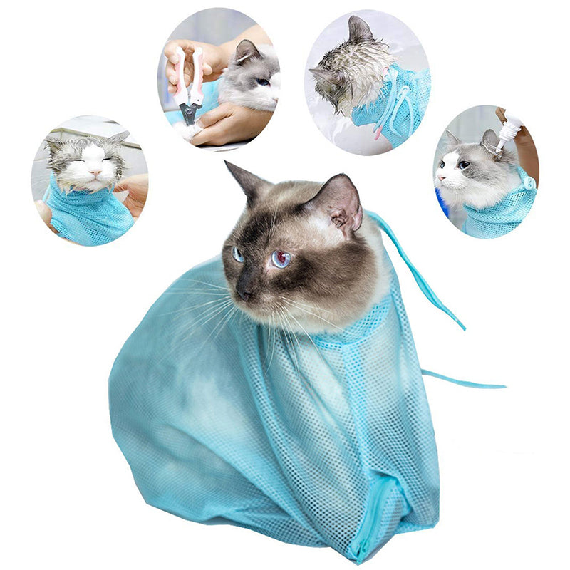 Adjustable Cat Grooming & Bath Bag