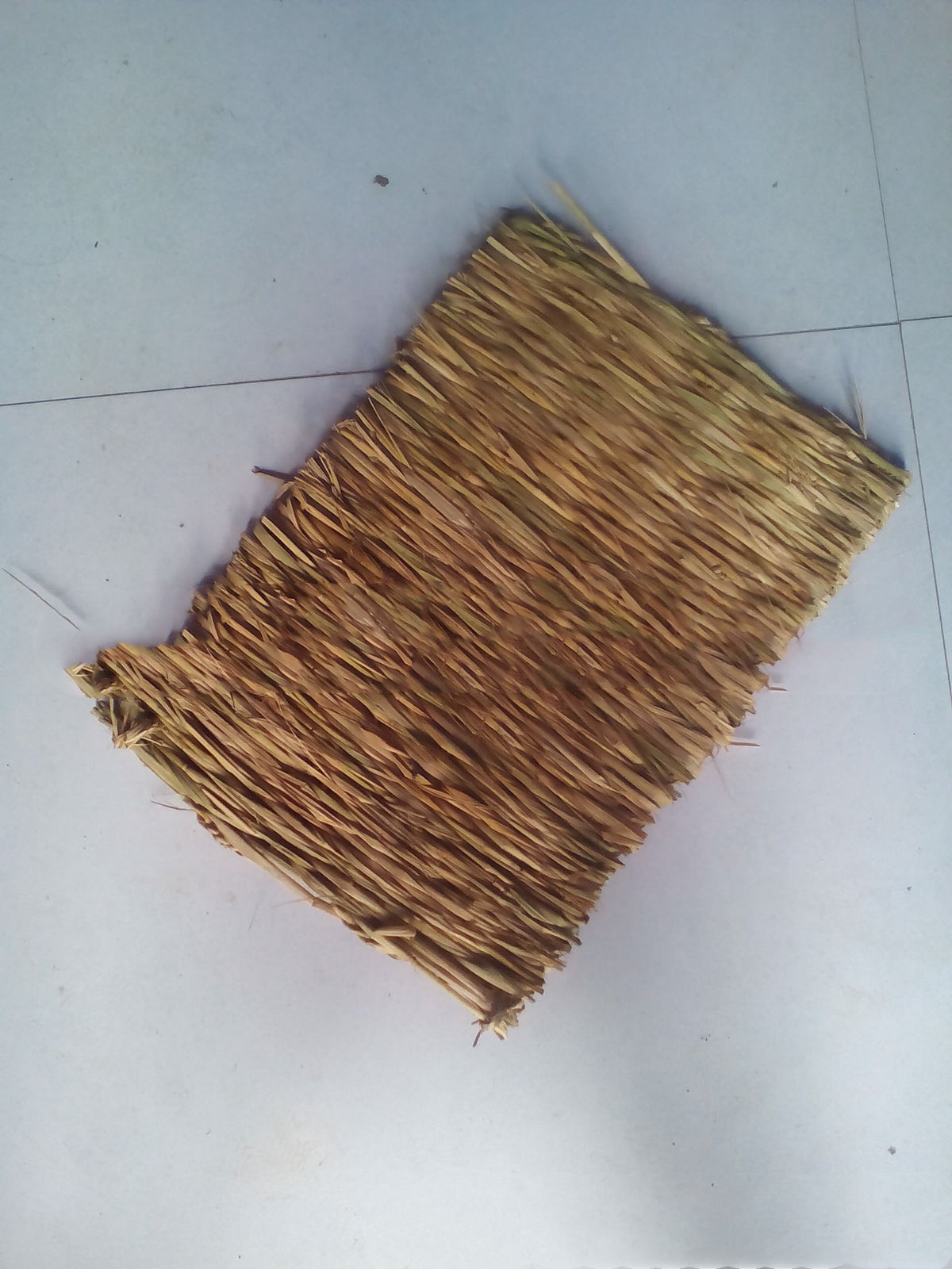 Natural Straw Chew Mat for Rabbits & Small Pets