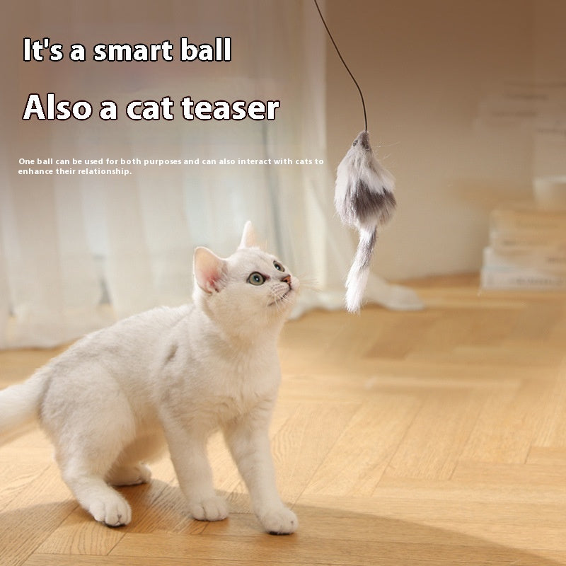Automatic Rolling Cat Teaser Ball