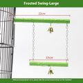 Wooden Parrot Swing & Perch