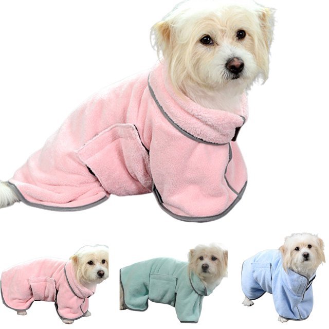 Quick-Dry Microfibre Pet Bathrobe