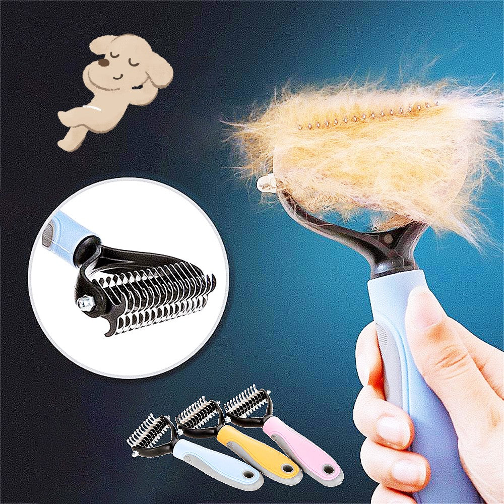Double-Sided Dematting & Shedding Brush