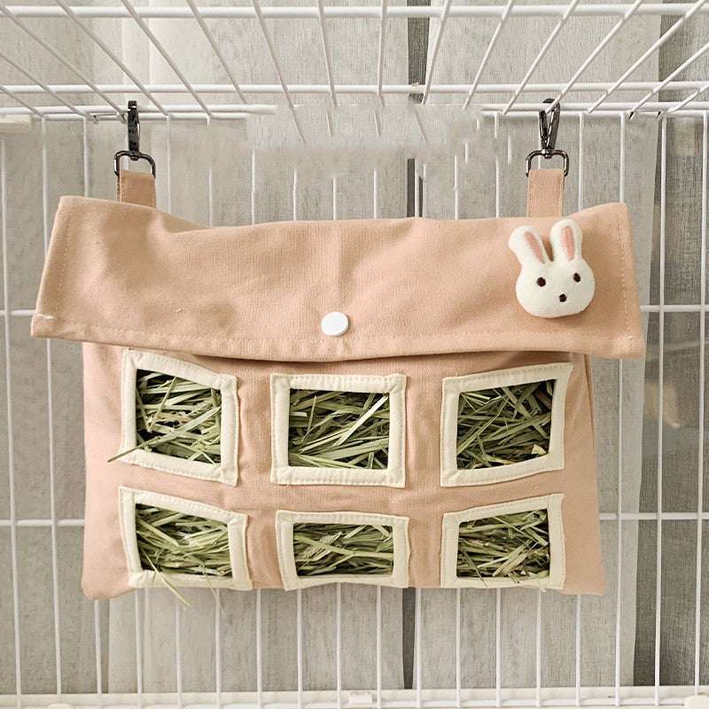 Large-Capacity Rabbit Hay Feeder Bag