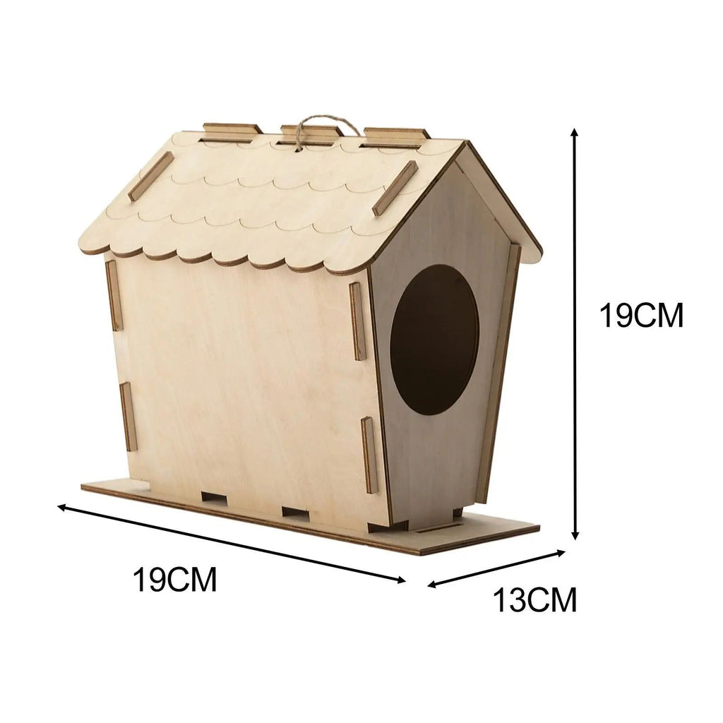 DIY Wooden Bird House & Nesting Box