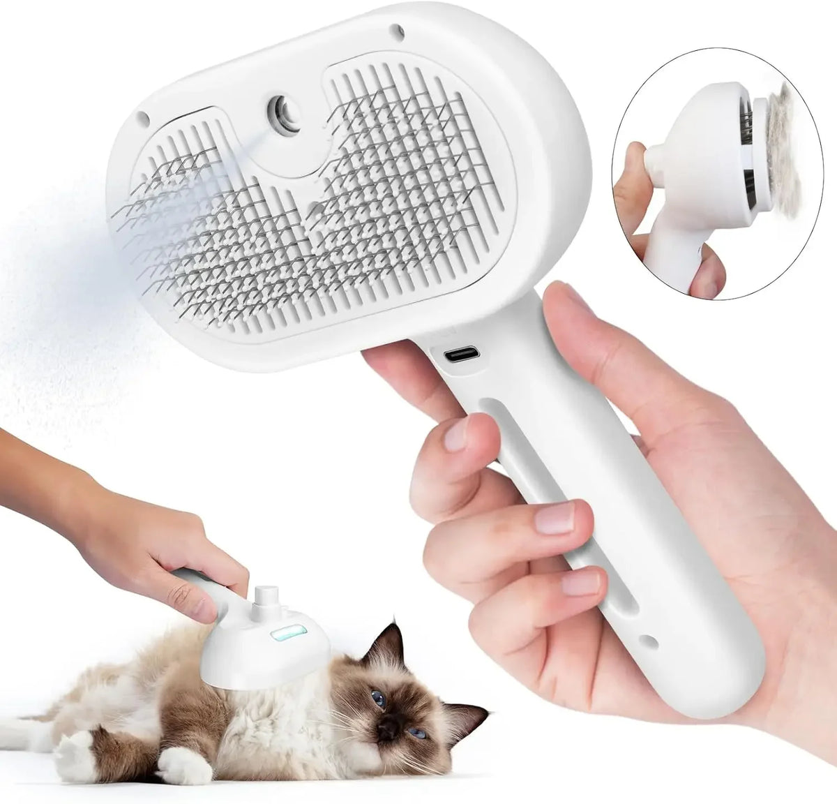 Mist Spray Pet Grooming Comb