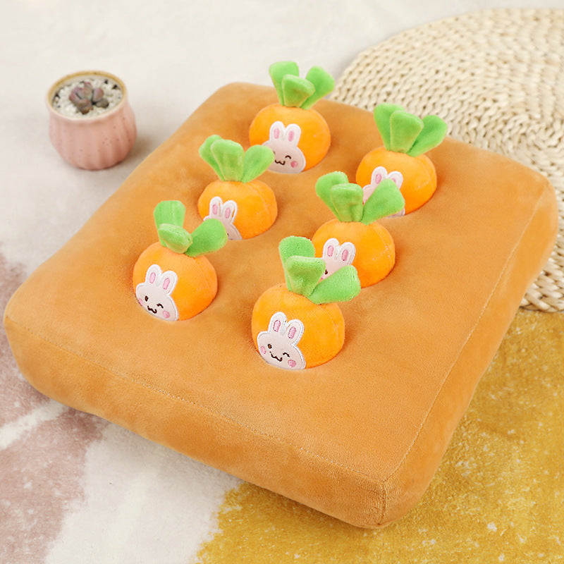 Carrot Pulling Snuffle Toy for Dogs & Cats