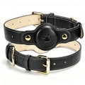 PU Leather AirTag Dog Collar