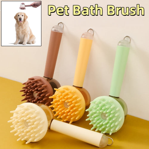 3-in-1 pet bath brush