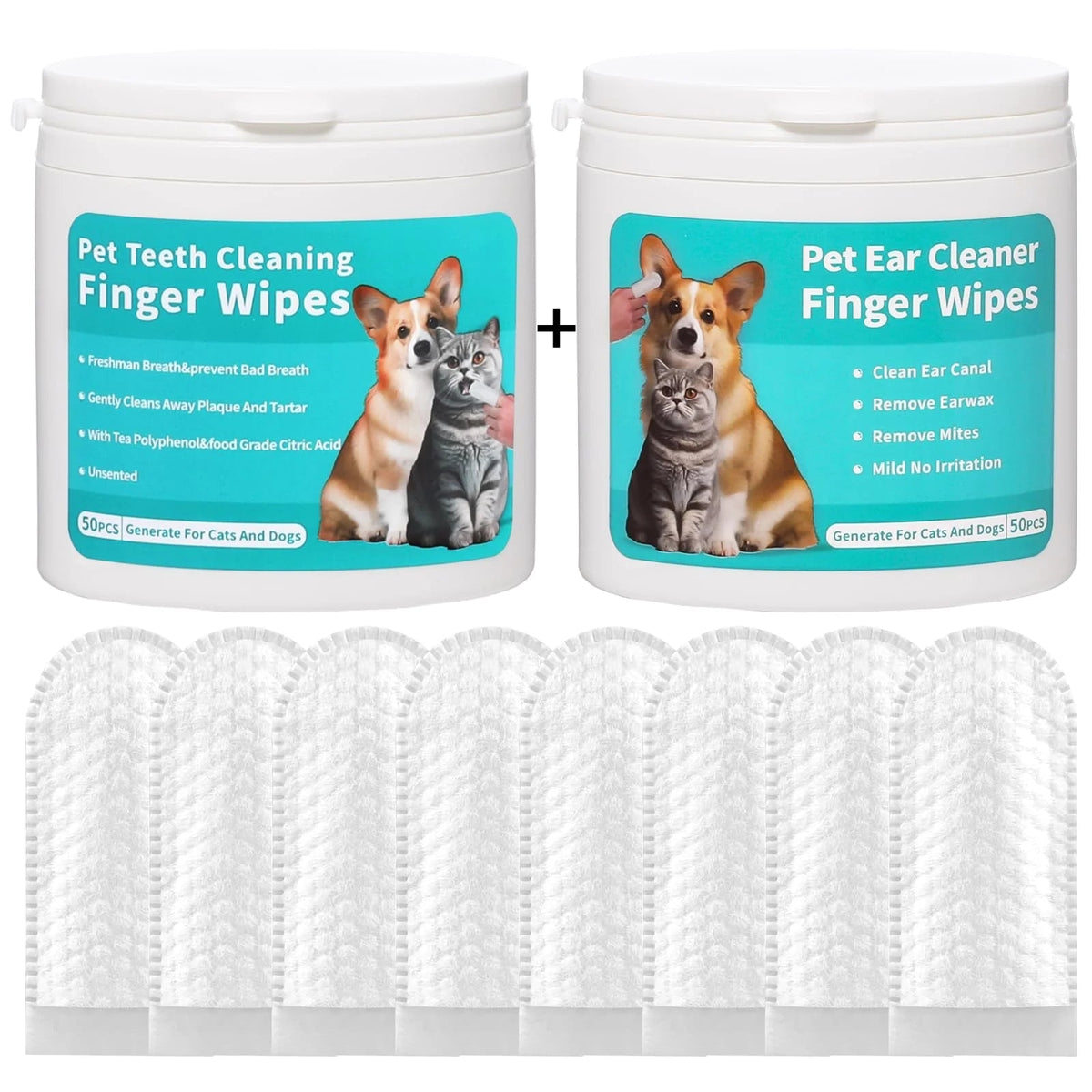 Pet Ear & Dental Cleaning Wipes