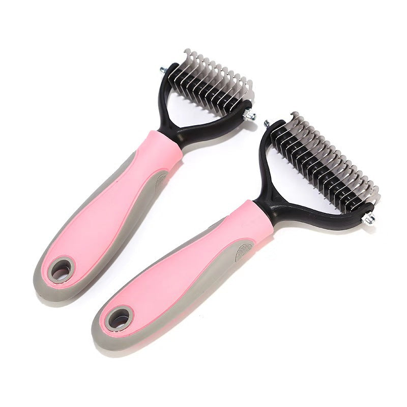 Double-Sided Dematting & Shedding Brush