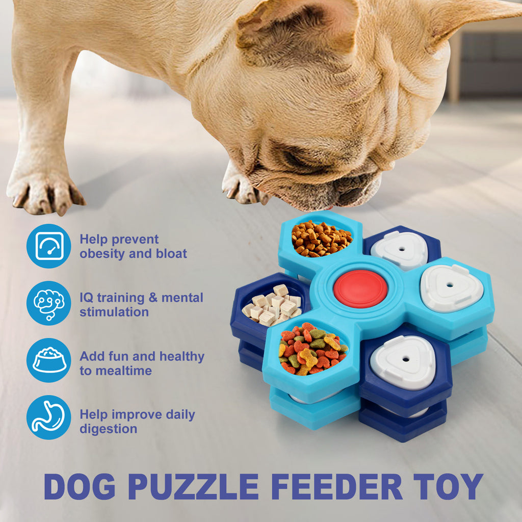 Pawmingo 4-Layer Slow Feeder Puzzle Bowl