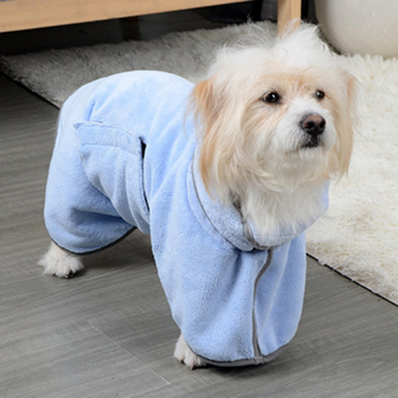 Quick-Dry Microfibre Pet Bathrobe
