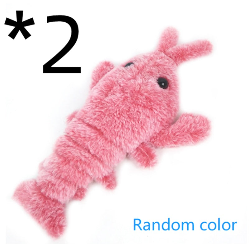 Rechargeable Jumping Shrimp Cat Toy