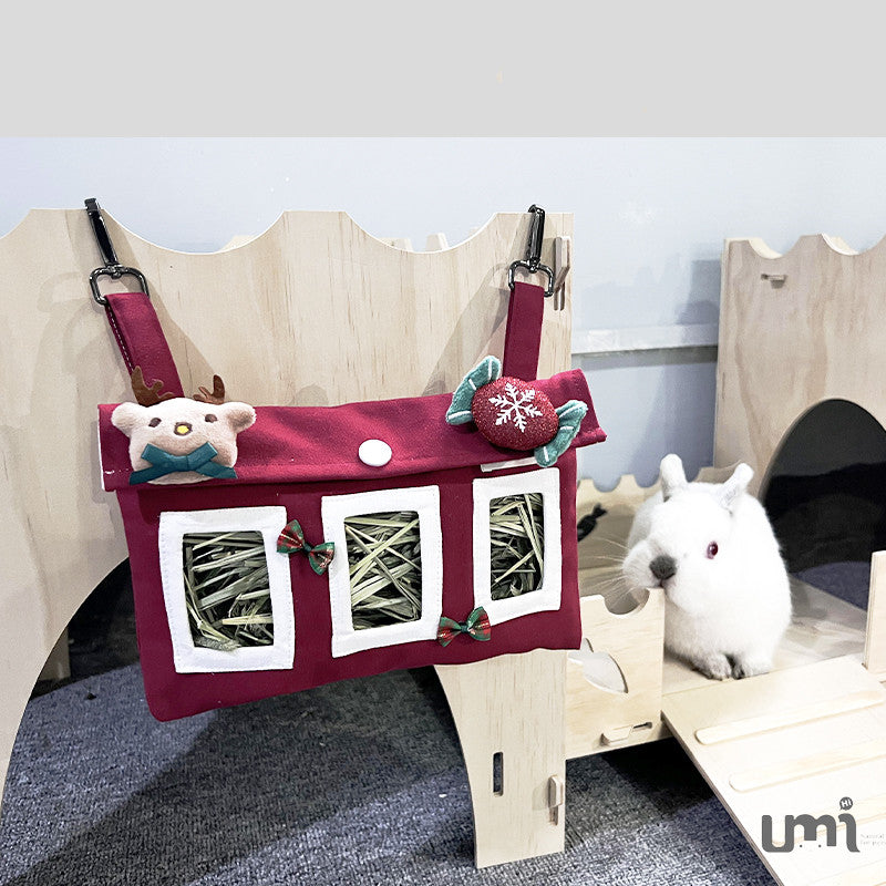Large-Capacity Rabbit Hay Feeder Bag