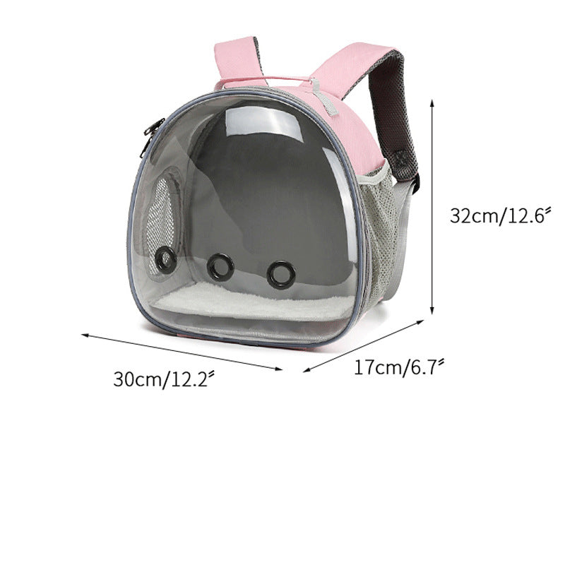 Transparent Small Pet Backpack Carrier