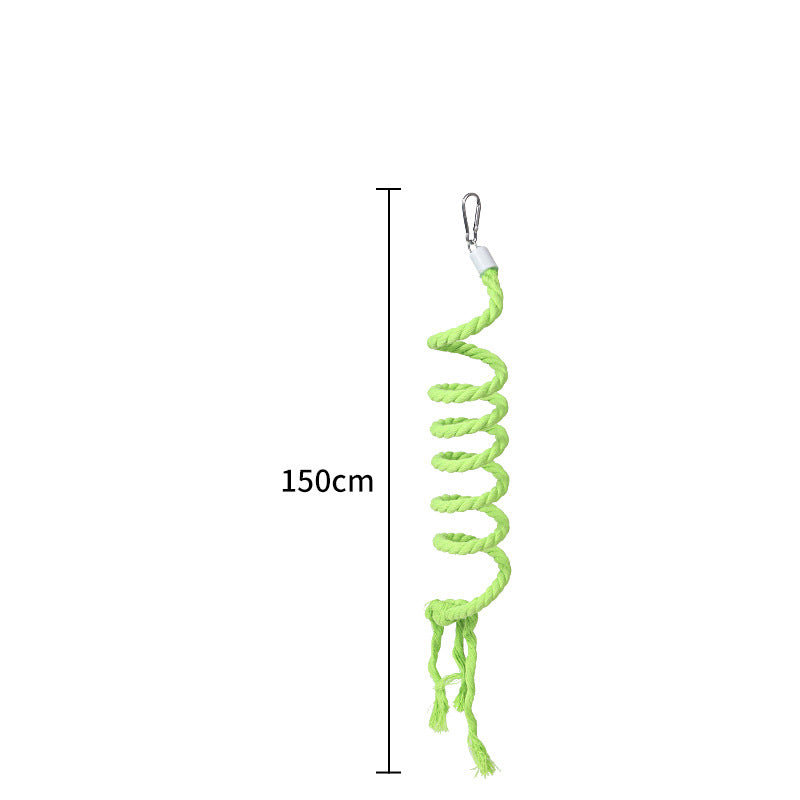 Bendable Gradient Rope Bird Perch